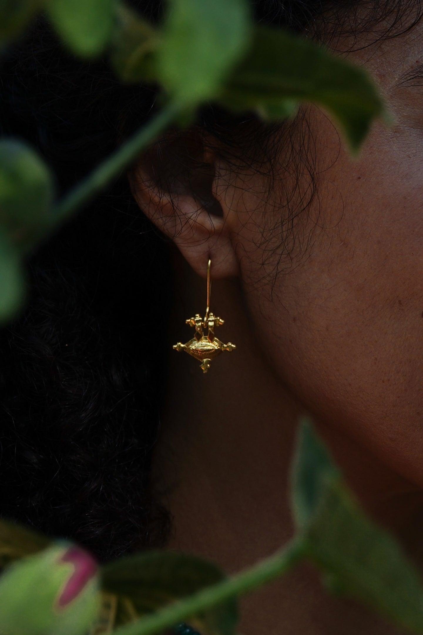BY RAHINA - Hirz 21k Goldplated Sterling Silver Earrings